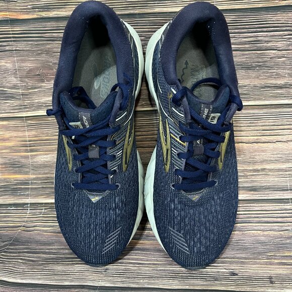 Brooks Adrenaline GTS‎ 19 Men\'s Blue Gold Athletic Running Shoes main image 2